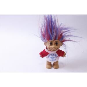 Russ Troll For President, Doll, Red-White-Blue Hair, 6 inches, Toy Figure,